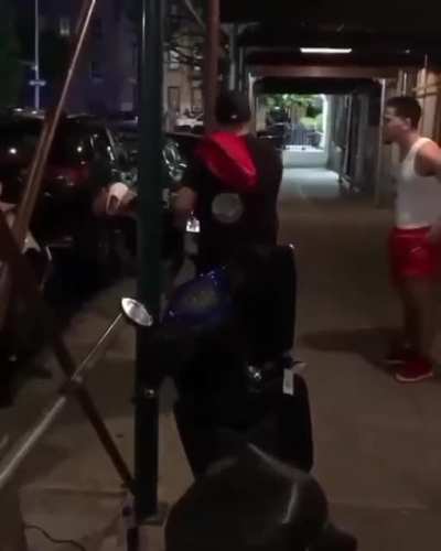 Knocked out with a cheap slap