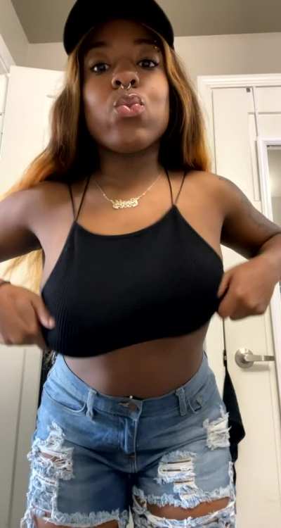Revealing my big boobs