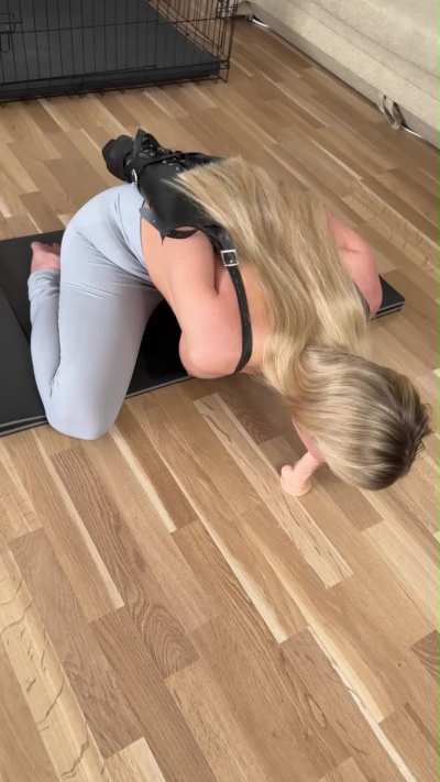 Never skip your daily gagging workout