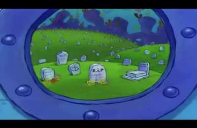 Don&rsquo;t ever forget spongebob is canonically a mass murderer