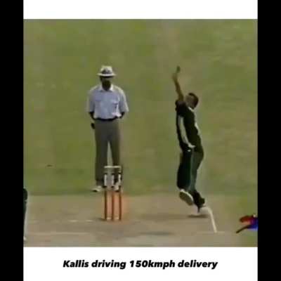 Jacques Kallis was technically so sound. Here&rsquo;s he hitting a 150kmph delivery by Shoaib Akhtar