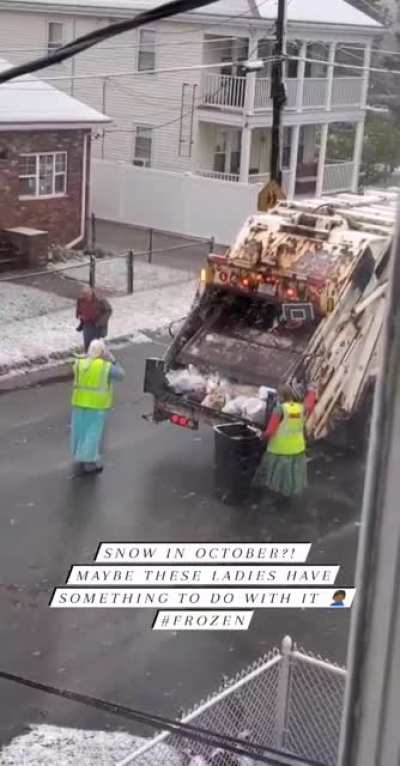 Wait until the driver walks out of the truck.....