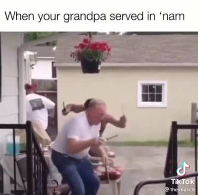 When your grandpa served in Nam: