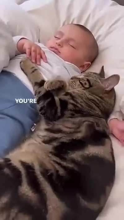 I like how he's just meowing in protest without even opening his eyes!