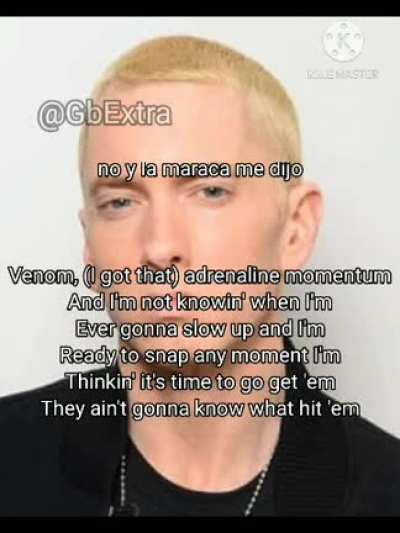 Era mejor el rap god pero est&eacute; tambi&eacute;n es un temazo