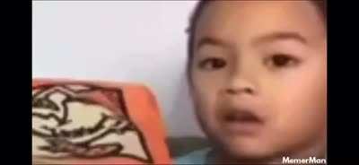 Forgetting that you are on camera