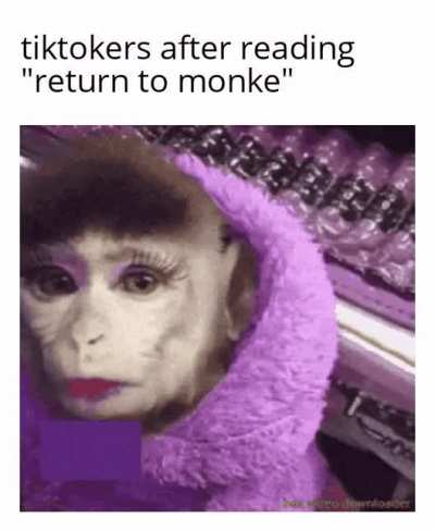 Return to monke... Like this?