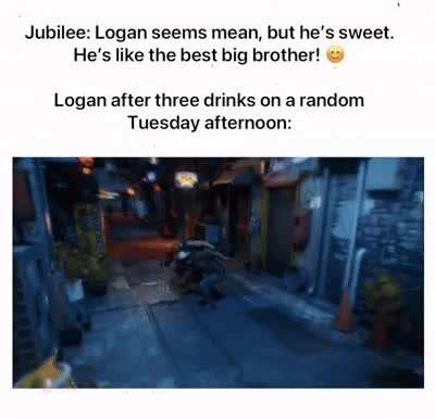 Logan in other people&rsquo;s comics vs Logan in his own comics