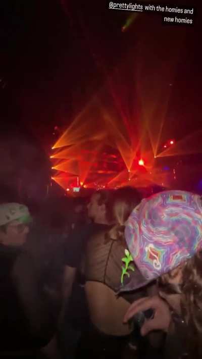 Guy brings a bong to a festival and blows it straight into someone&rsquo;s face.