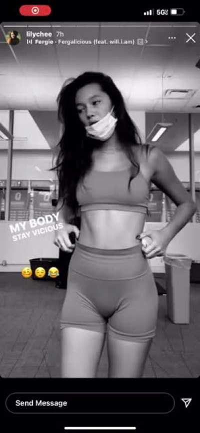 Clip from her IG story 🥵