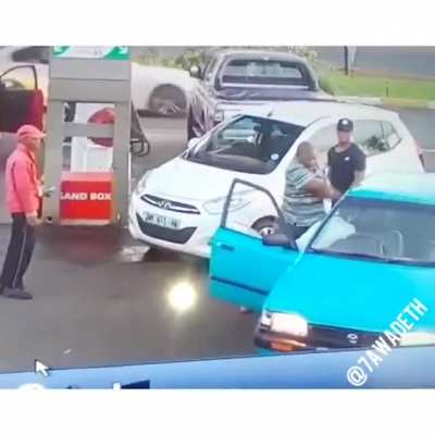 Big guy really likes his shitty car
