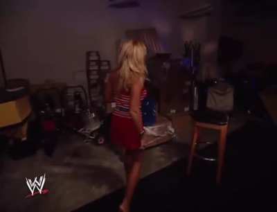 Terri backstage on Raw 2003