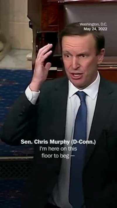 Senator Chris Murphy trying to reason with his colleagues.