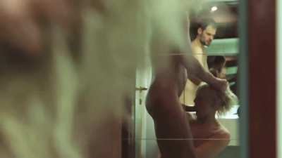 Natalya Anisimova sucking cock in "Love Machine" (2016)