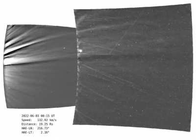 Footage from the Parker Solar Probe as it passes within 5 million miles of the Sun's surface