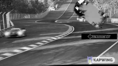 Not your regular crash at N&uuml;rburgring