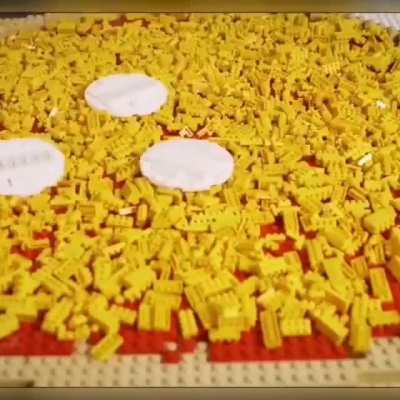 This crazy Lego stop-motion video