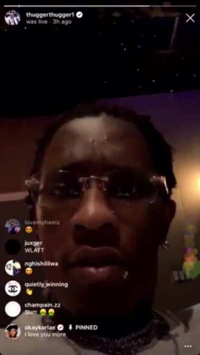This still the best Thug video. Hangs up on Jerrika Karlae. &ldquo;Issa dog. Crazy?&rdquo;