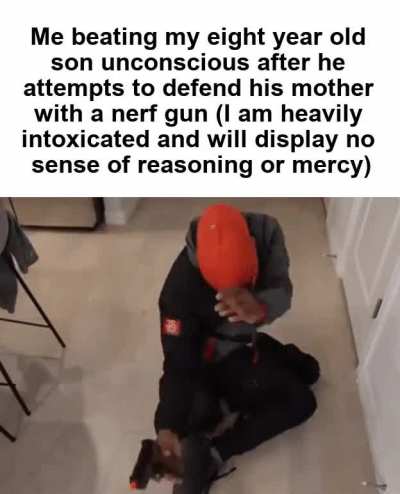 He never stood a chance
