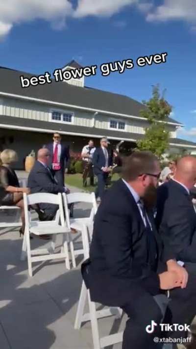 It's their wedding now