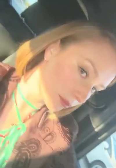 Car selfie