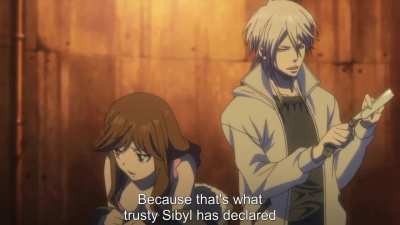 "There's a good conversation starter, how do we define criminal?" [Psycho-Pass]