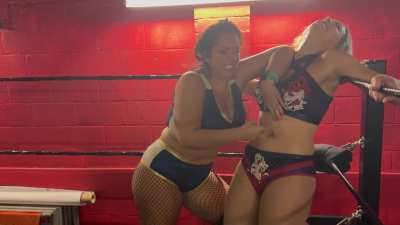 Katy "Chardonnay" Lees gets poked in the belly button