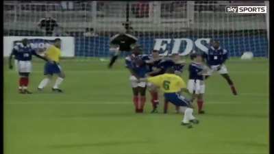 Roberto Carlos's legendary free kick against France