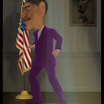 Si no entienden, hay rumores que dicen que si descargaste el juego de Obama que sale al inicio, te secuestran Xd