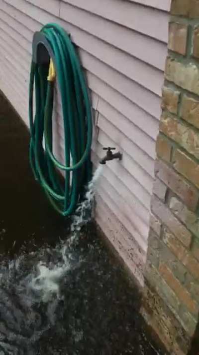 Leaving the hose on