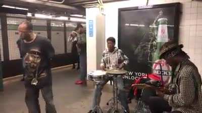 "If you don't know me by now" on New York Subway