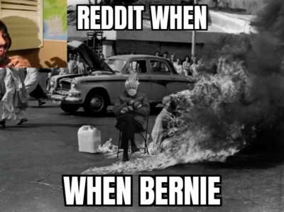 berning man
