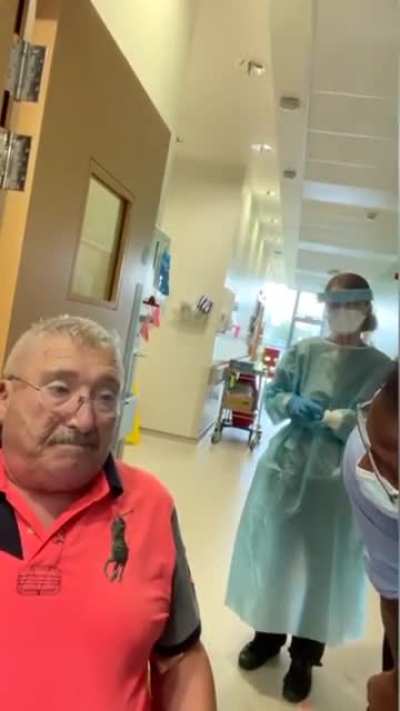 This man died last Friday after anti-vaxxers pressured him out of hospital