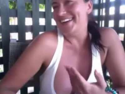 Teasing the waiter
