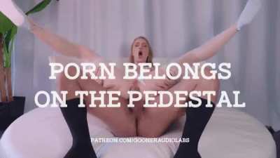 Porn sits up there alone.