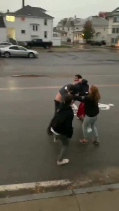 Drunk neighbor pulls a piece out on students
