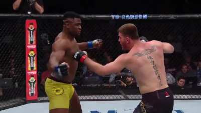 Do you think Stipe still has the chin to take these kind of shots ?