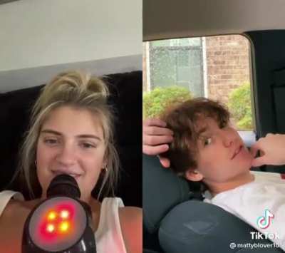 The vid on the right is the cringe, obviously.