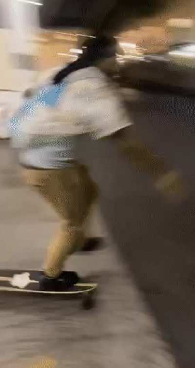 WCGW with riding a skate board down a hill?