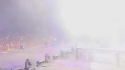 Marshmello performing Come &amp;amp; Go at Lollapalooza 2021