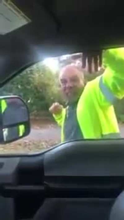 "Almost went through tha!"