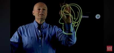 Vasoconstriction due to stress