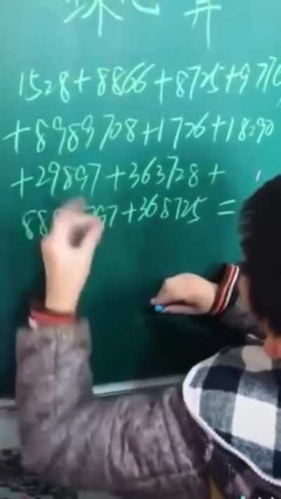 Human calculator