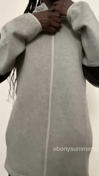 Can I wear your sweater with nothing on underneath?