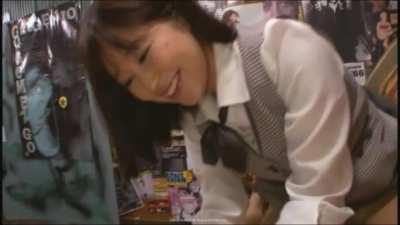 Yuu Shinoda excited to suck his black cock