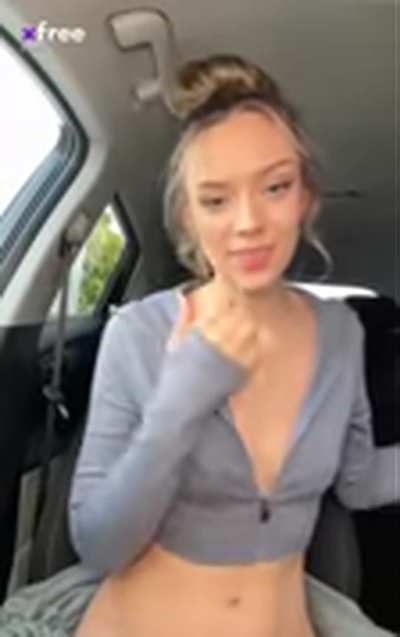 Public masturbation in front of a store