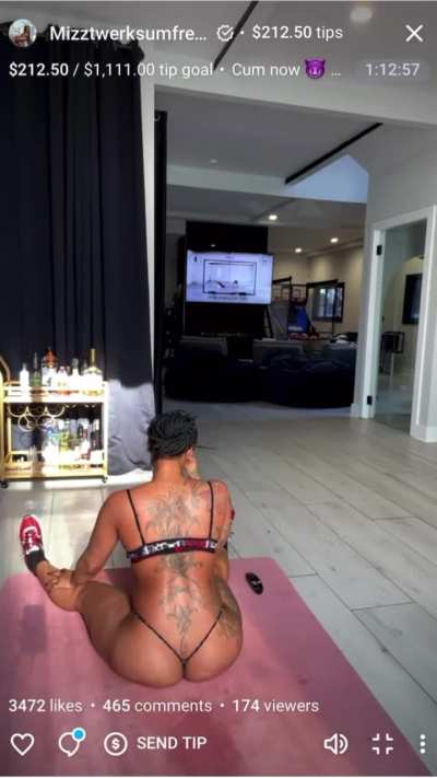 Mizz Twerksum OF Live Workout &amp;amp; Twerk Pt. 3