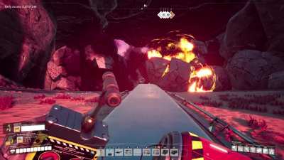 For the people who like to see big rock go boom.