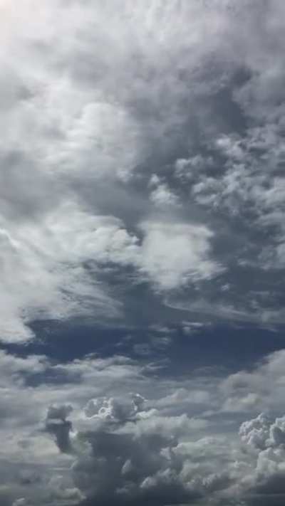 Clouds from my apartment.