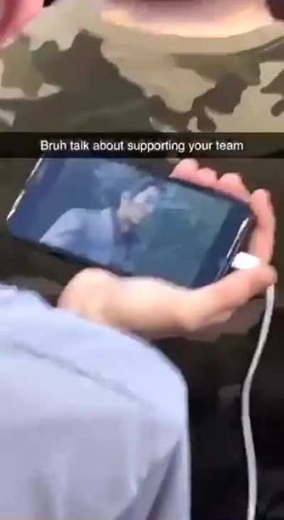 At my school's football game
